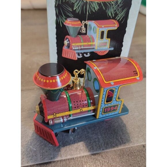 Hallmark 1994 Yuletide Central ornament Xmas Decor train - Picture 1 of 4